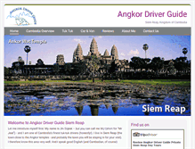 Tablet Screenshot of angkordriverguide.com